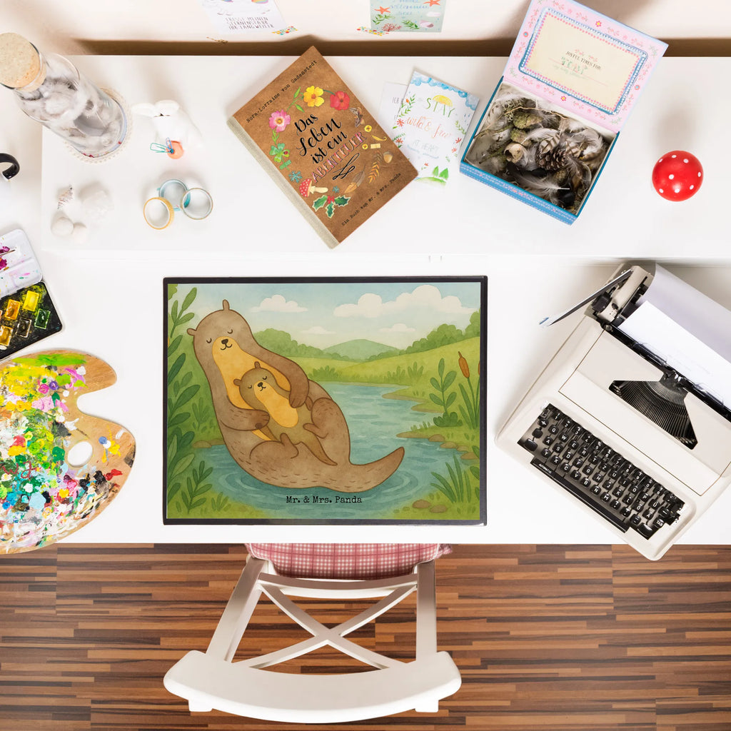 Schreibtischunterlage Otter Kind Design Schreibunterlage, Schreibtischauflage, Bürobedarf, Büroartikel, Schreibwaren, Schreibtisch Unterlagen, Schreibtischunterlage Groß, Otter, Fischotter, Seeotter, Otter Seeotter See Otter