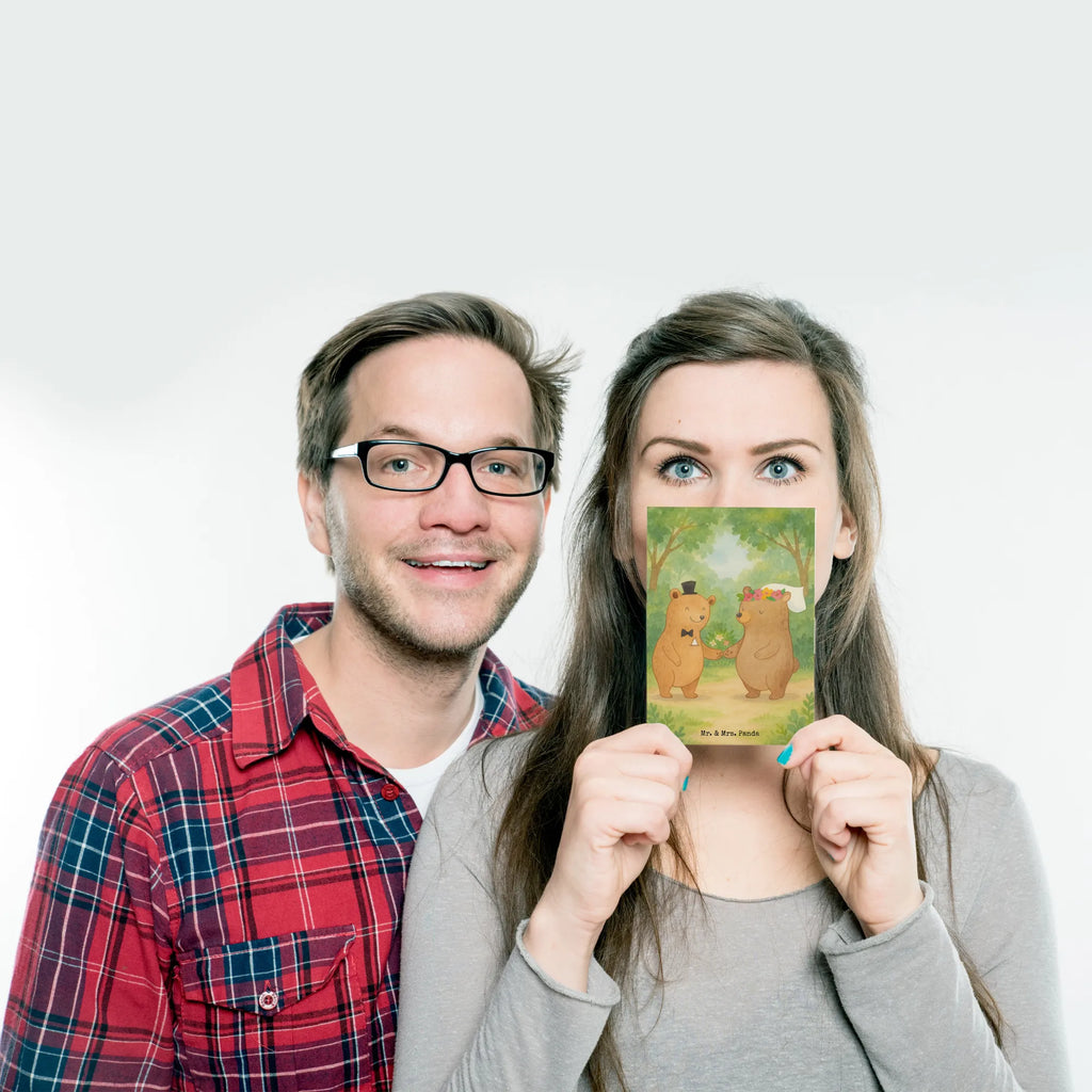 Postkarte Bären Heirat Design Postkarte, Karte, Geschenkkarte, Grußkarte, Einladung, Ansichtskarte, Geburtstagskarte, Einladungskarte, Dankeskarte, Ansichtskarten, Einladung Geburtstag, Einladungskarten Geburtstag, Hochzeit, Hochzeitsgeschenk, Ehe, Hochzeitsfeier, Trauung, Trauungsgeschenk, Hochzeitskarte, Verlobungsfeier, Verlobungsgeschenk, Hochzeitsgeschenkideen, Hochzeitsgeschenke für Brautpaar, Hochzeitstag, Geschenk zur Hochzeit