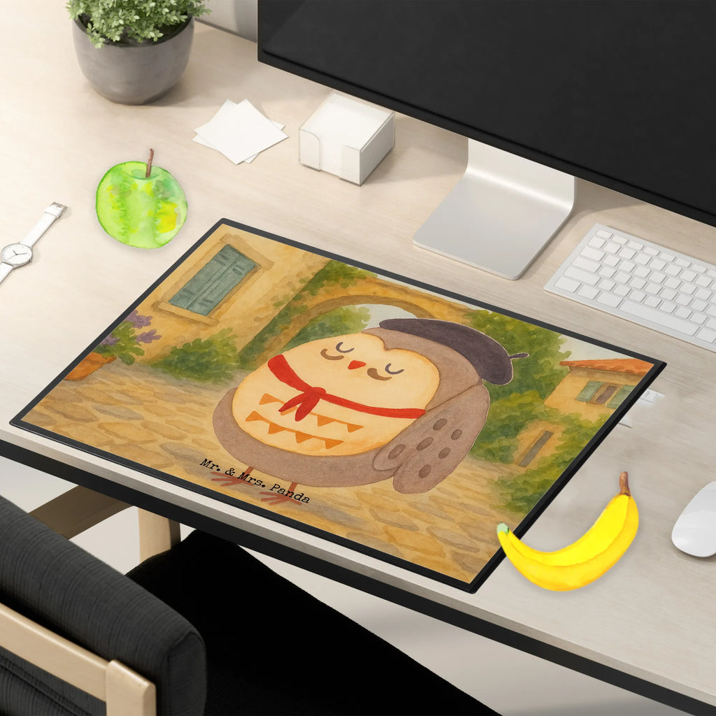 Schreibtischunterlage Eule Frankreich Design Schreibunterlage, Schreibtischauflage, Bürobedarf, Büroartikel, Schreibwaren, Schreibtisch Unterlagen, Schreibtischunterlage Groß, Eule, Eulen, Eule Deko, Owl, hibou, La vie est belle, das Leben ist schön, Spruch schön, Spruch Französisch, Frankreich