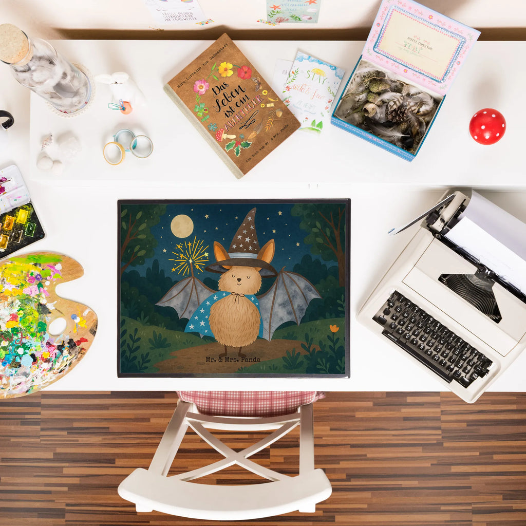 Schreibtischunterlage Fledermaus Zauberer Design Schreibunterlage, Schreibtischauflage, Bürobedarf, Büroartikel, Schreibwaren, Schreibtisch Unterlagen, Schreibtischunterlage Groß, Tiermotive, Gute Laune, lustige Sprüche, Tiere, Fledermaus, Fledermäuse, Zauberer, Magier, Frauen, reinsteigern