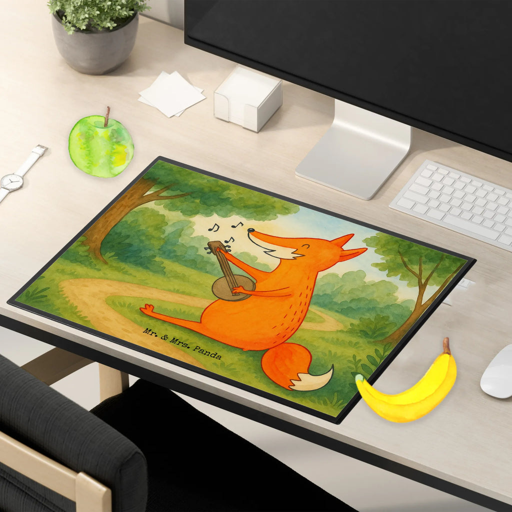 Schreibtischunterlage Fuchs Gitarre Design Schreibunterlage, Schreibtischauflage, Bürobedarf, Büroartikel, Schreibwaren, Schreibtisch Unterlagen, Schreibtischunterlage Groß, Fuchs, Füchse, Geschenk Musiker, Musik Spruch, Musikerin, Sänger, Sängerin, Gitarre