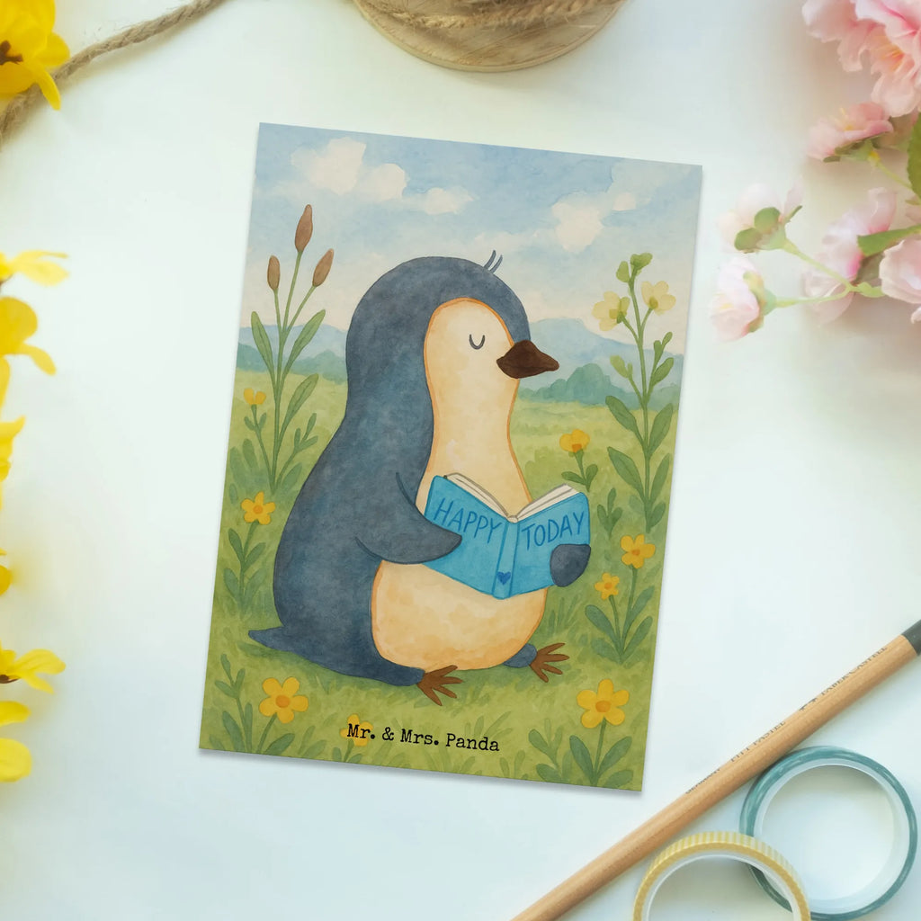 Postkarte Pinguin Buch Design Fotokarte, Postkarten, spruchkarte, Motivkarte, einzelkarte, kunstkarte, Kunstkarten, Postkarte, Ansichtskarte, Designkarte, Ansichtskarten, Grußkarte, bildkarte, Pinguin, Ferien, Faulenzen, Freizeit, Buch, Nichtstun, Bücherwurm, Lesen, Urlaub, Pinguine