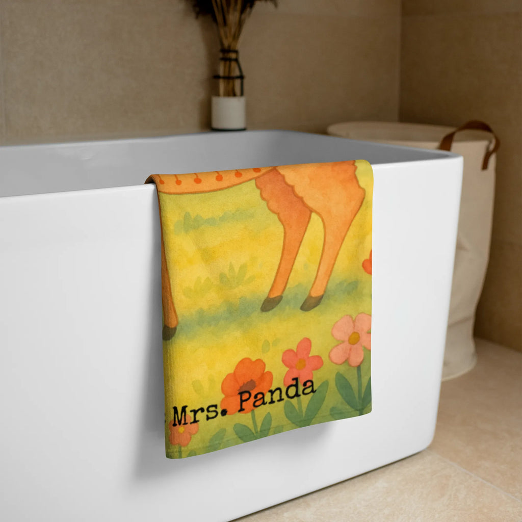 XL Badehandtuch Alpaka Stolz Design Handtuch, Badetuch, Duschtuch, Strandtuch, Saunatuch, Alpaka, Lama