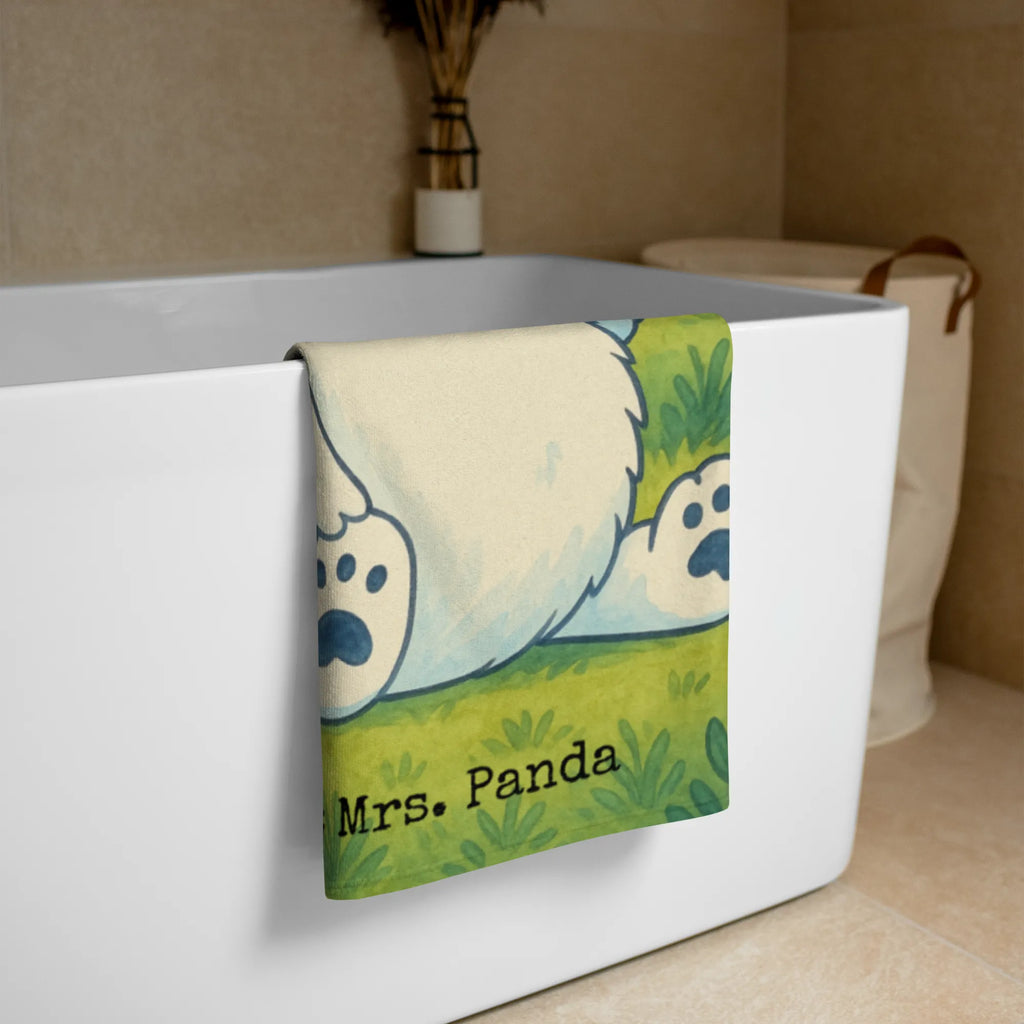 XL Badehandtuch Eisbär Faul Design Handtuch, Badetuch, Duschtuch, Strandtuch, Saunatuch, Bär, Teddy, Teddybär, Eisbär, Nordpol, Faul, Entspannen, Relaxen, Büro, Arbeit, Bürojob, Arbeitsplatz, Homeoffice