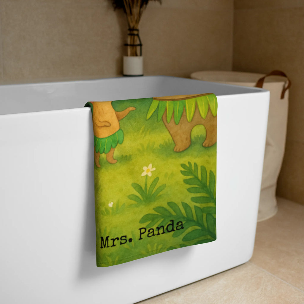 XL Badehandtuch Waldtiere Aloha Design Handtuch, Badetuch, Duschtuch, Strandtuch, Saunatuch, Tiermotive, Gute Laune, lustige Sprüche, Tiere, Wald, Waldtiere, Musik, Aloha, Bär, Hase, Igel, Tanzen, Leben, Lachen