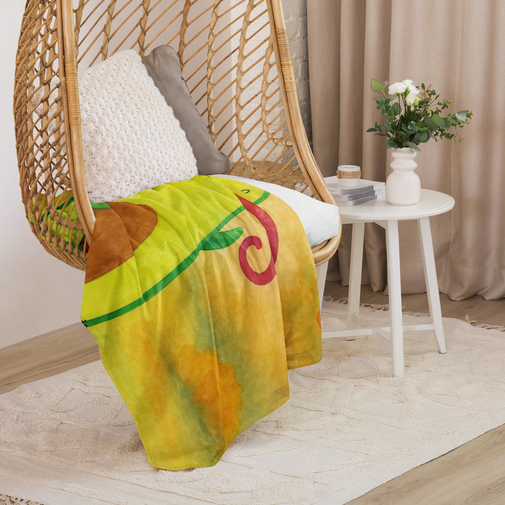 Sherpa Kuscheldecke Avocado Geburtstag Design Avocado, Veggie, Vegan, Gesund