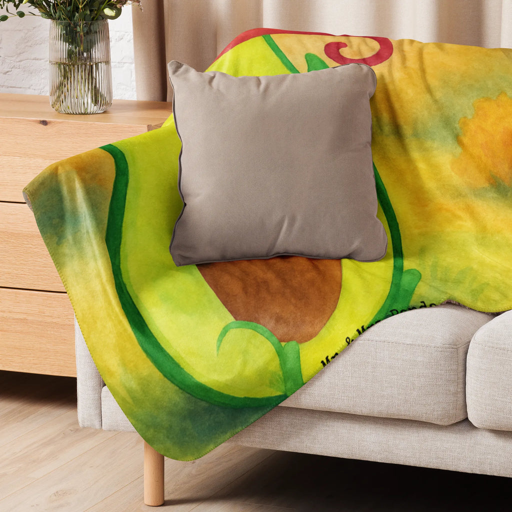 Sherpa Kuscheldecke Avocado Geburtstag Design Avocado, Veggie, Vegan, Gesund