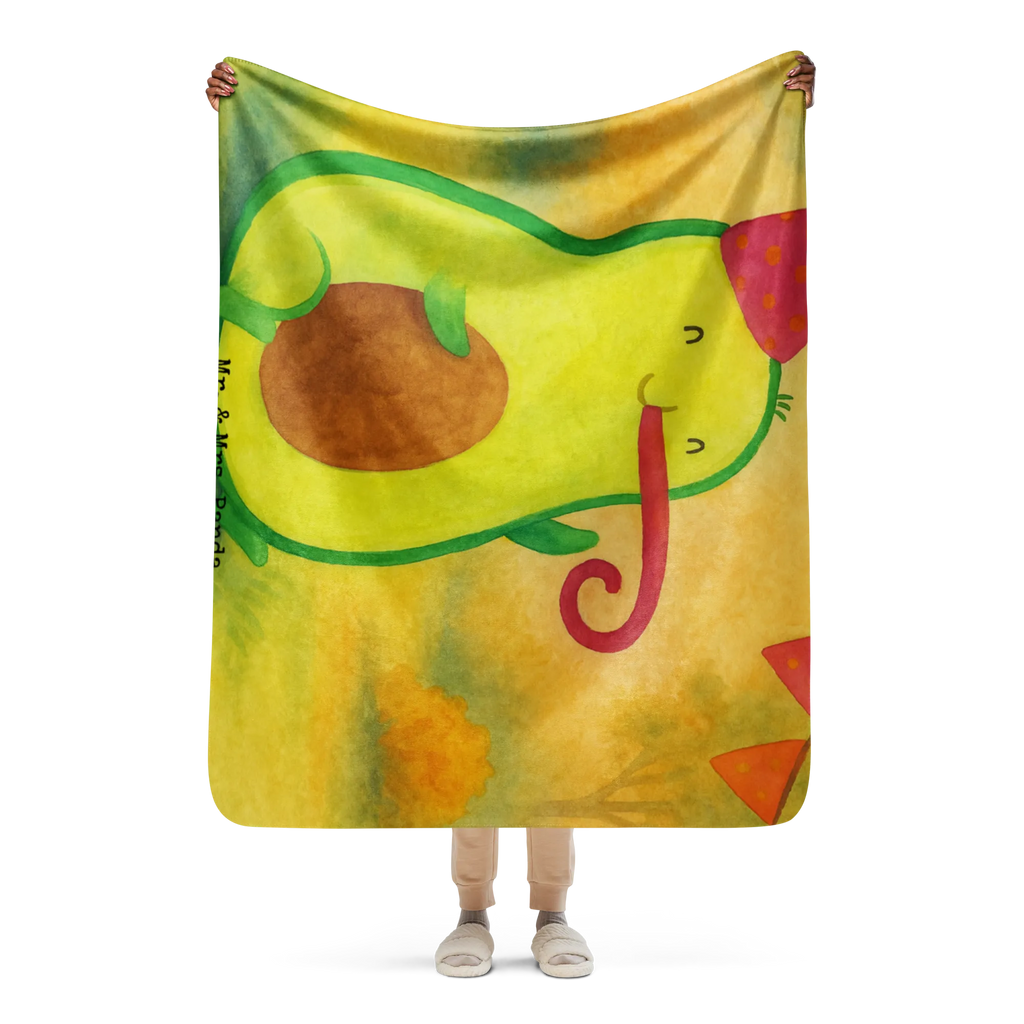 Sherpa Kuscheldecke Avocado Geburtstag Design Avocado, Veggie, Vegan, Gesund