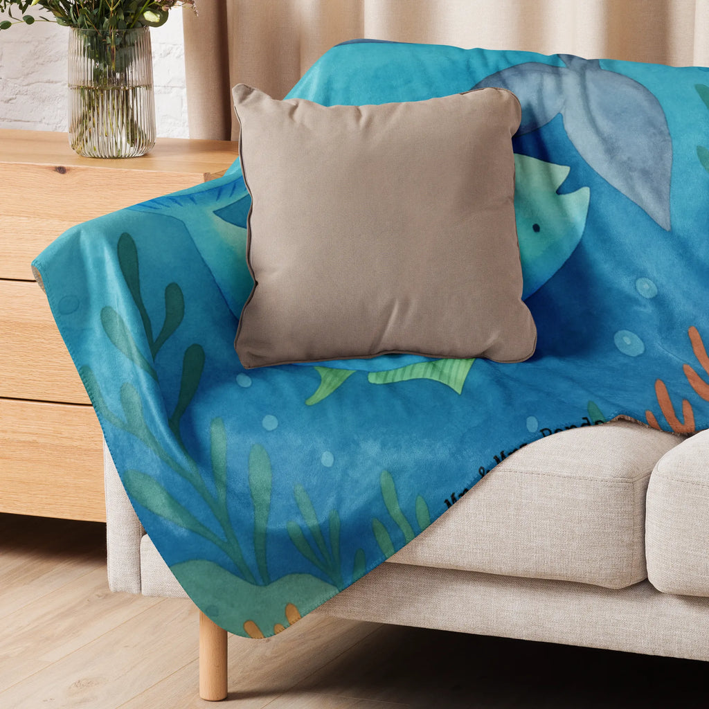 Sherpa Kuscheldecke Walfisch Thunfisch Design Tiermotive, Gute Laune, lustige Sprüche, Tiere, Flachwitz, Spruch des Tages, Spruch lustig, Tunfisch, Wahl, Witz, Wal, Wortwitz lustig, Flachwitz Geschenk