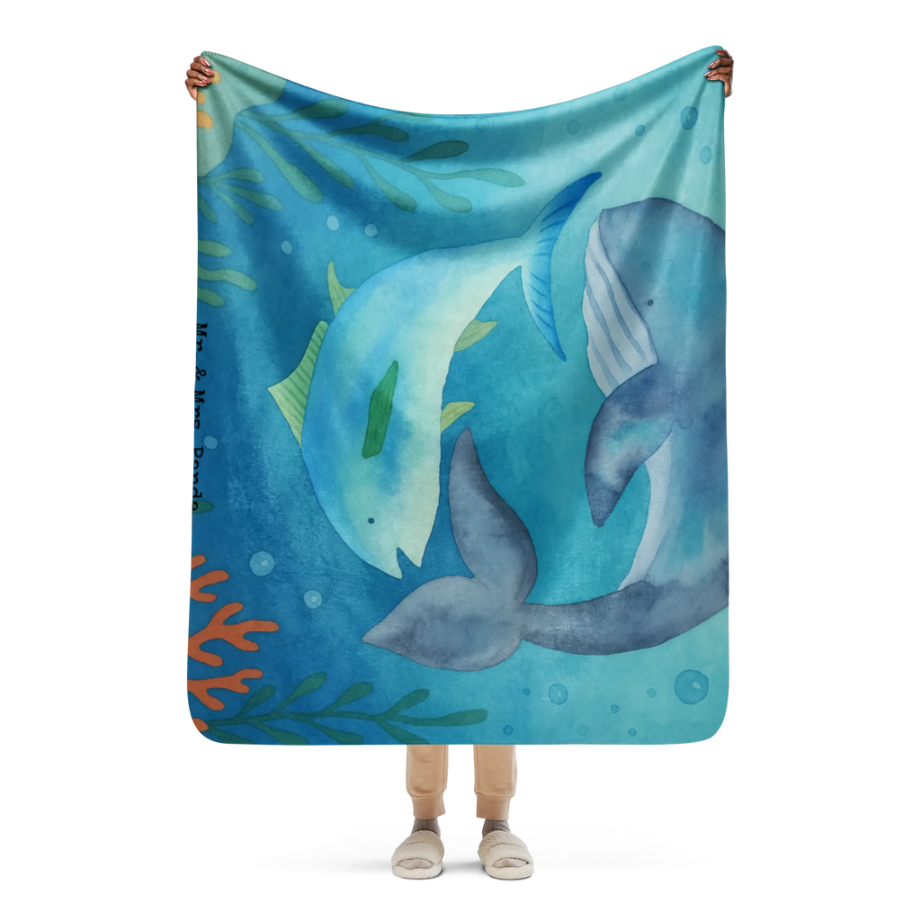 Sherpa Kuscheldecke Walfisch Thunfisch Design Tiermotive, Gute Laune, lustige Sprüche, Tiere, Flachwitz, Spruch des Tages, Spruch lustig, Tunfisch, Wahl, Witz, Wal, Wortwitz lustig, Flachwitz Geschenk