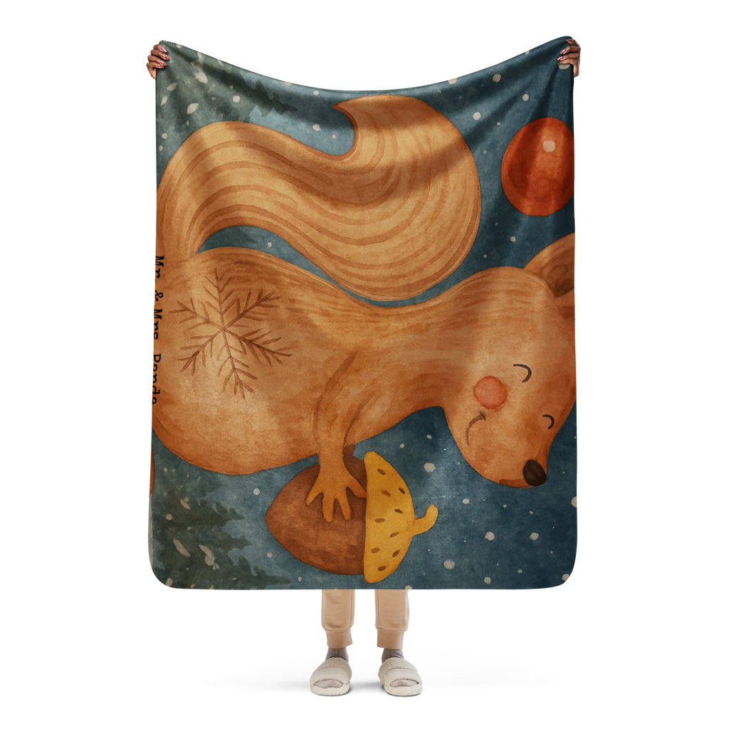 Sherpa Kuscheldecke Eichhörnchen Weihnachten Design Winter, Weihnachten, Weihnachtsdeko, Nikolaus, Advent, Heiligabend, Wintermotiv, Frohe Weihnachten, Vogel, Weihnachtsgruß, Guten Rutsch, Frohes neues Jahr, Neujahr, Weihnachtsmotiv