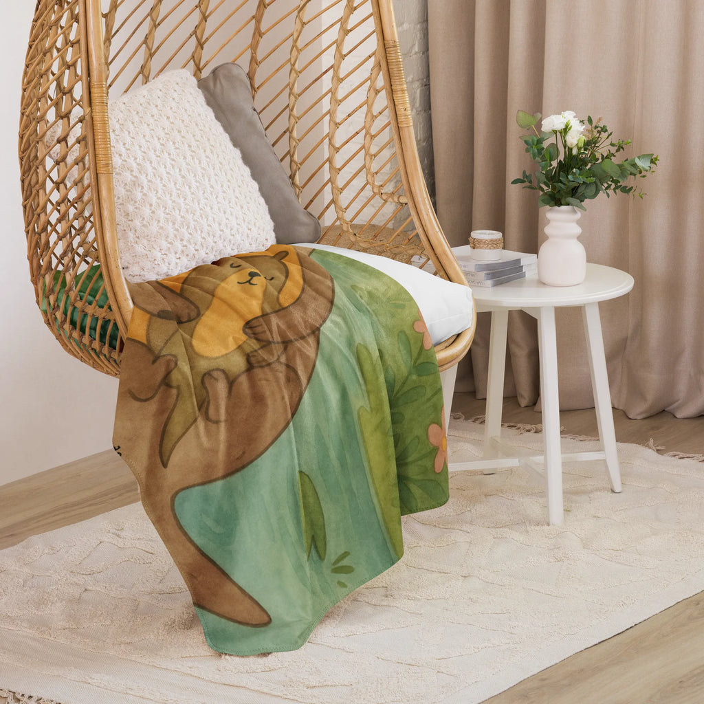 Sherpa Kuscheldecke Otter Kind Design Otter, Fischotter, Seeotter, Otter Seeotter See Otter