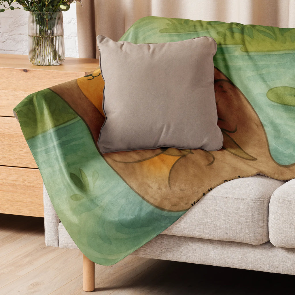 Sherpa Kuscheldecke Otter Kind Design Otter, Fischotter, Seeotter, Otter Seeotter See Otter