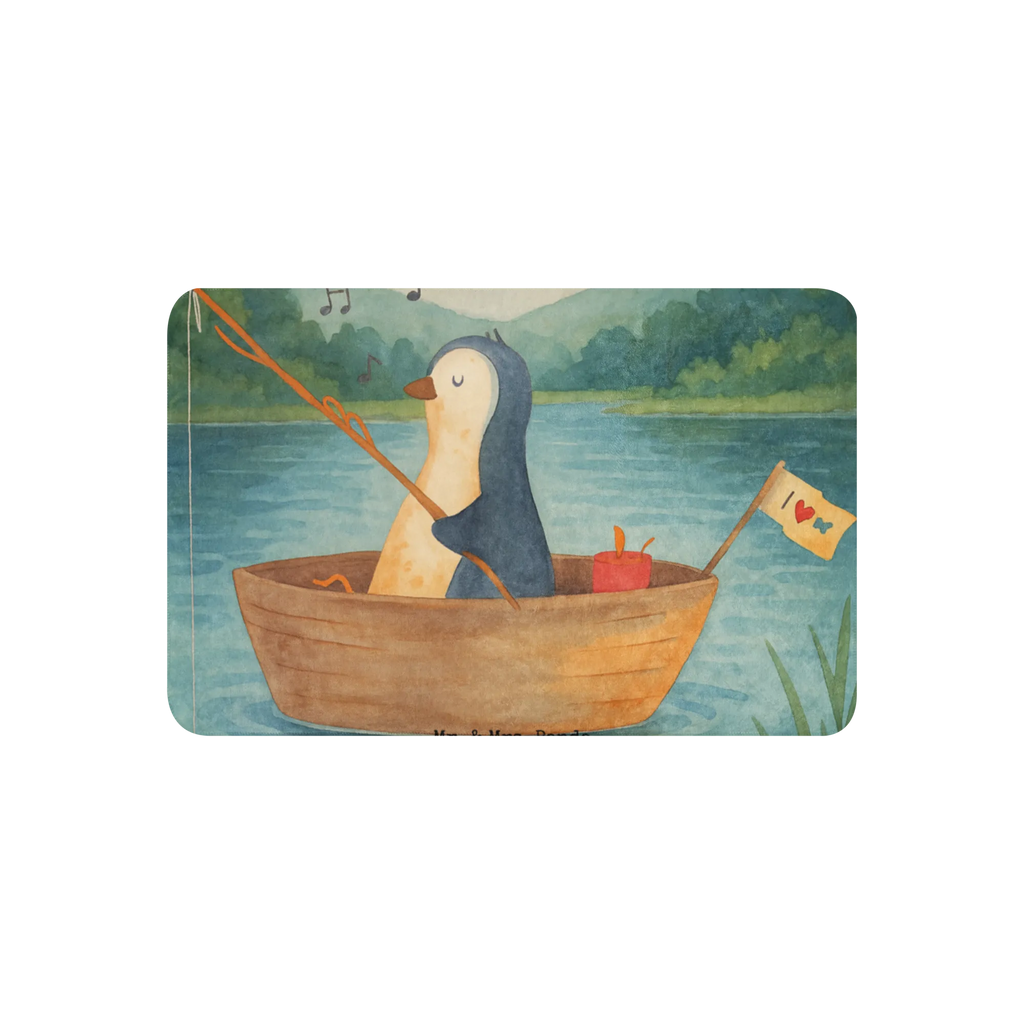 Sherpa Kuscheldecke Pinguin Angelboot Design Pinguin, Pinguine, Neustart, Neuanfang, Angelboot, Angeln, Motivation, Boot, Geschenkidee Liebeskummer, Lebenslust, genießen, Trennung, Scheidung, Leben