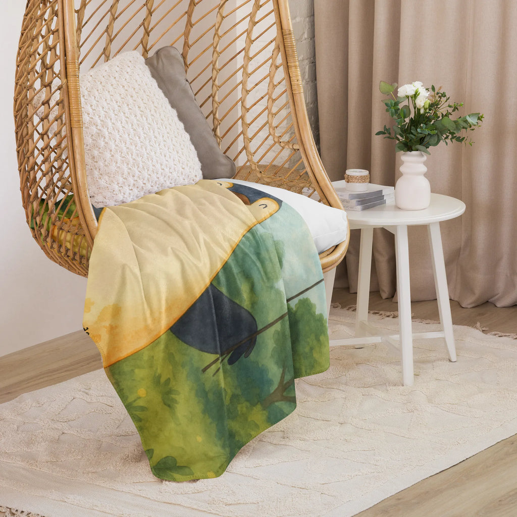 Sherpa Kuscheldecke Pinguin Luftballon Design Pinguin, Glück, Geschenk Freundin, Neustart, Tagträume, Motivation, neues Leben, Liebe, Luftballon, Lebenslust, beste Freundin, Pinguine, Geschenkidee