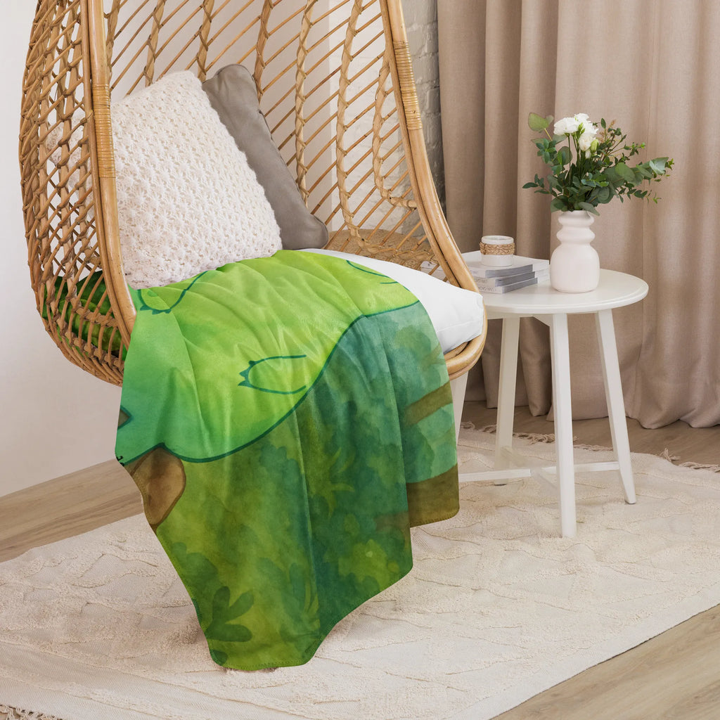 Sherpa Kuscheldecke Schildkröte Pause Design Schildkröte, Entschleunigen, Achtsamkeit, achtsam