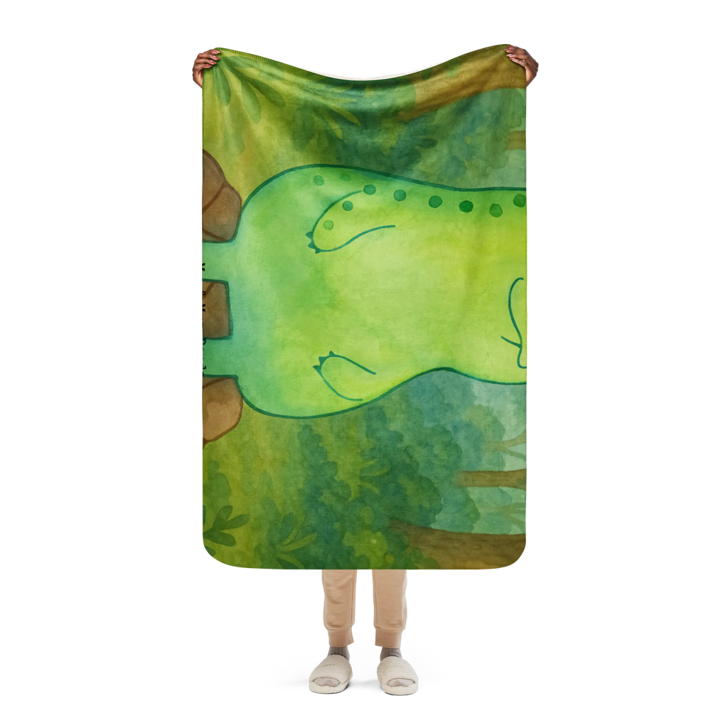 Sherpa Kuscheldecke Schildkröte Pause Design Schildkröte, Entschleunigen, Achtsamkeit, achtsam