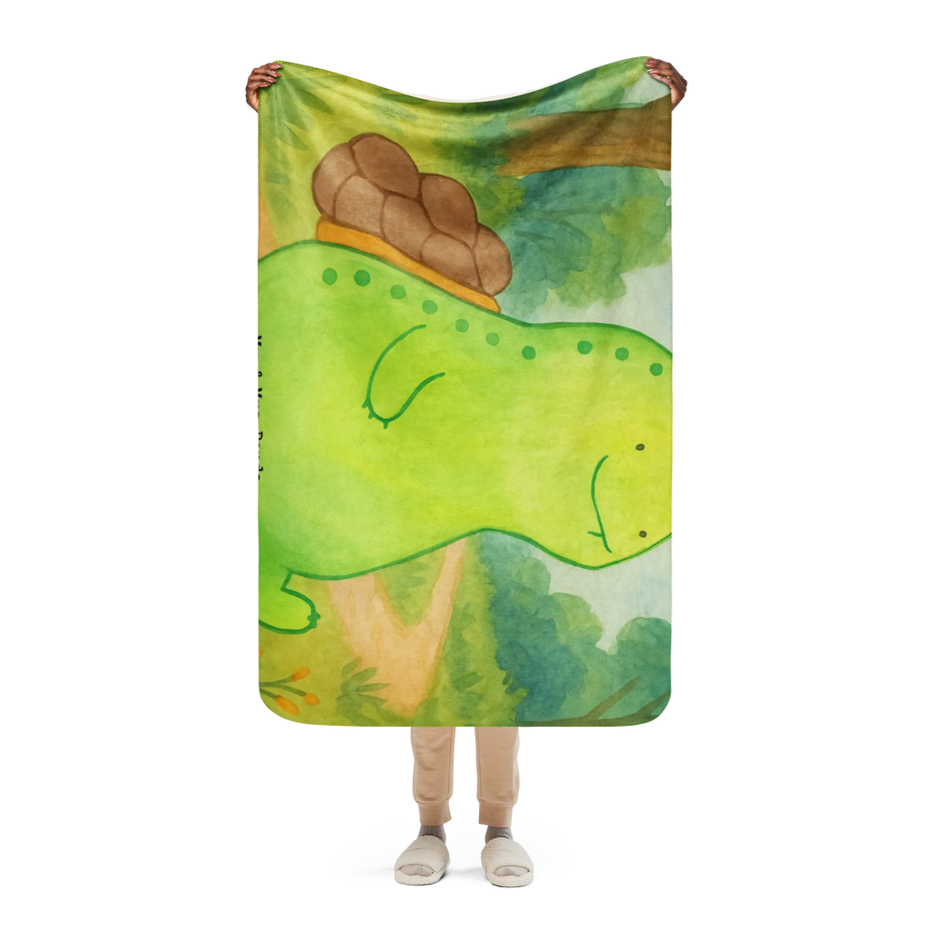Sherpa Kuscheldecke Schildkröte Pfeifen Design Schildkröte, Motivation, fröhlich, Glück, Schildi, Depression, Trennung, Neuanfang, Lebensfreude, Schildkröten