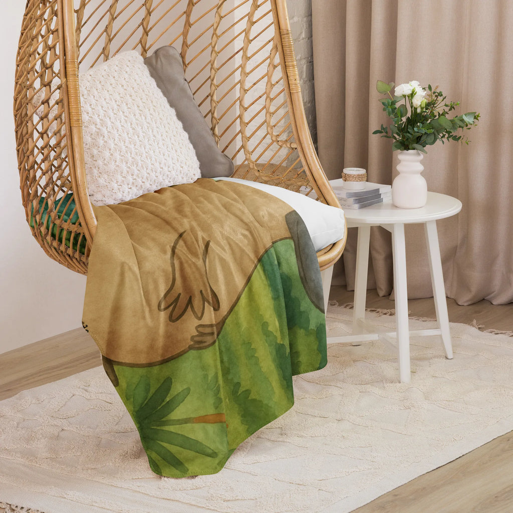 Sherpa Kuscheldecke Schnabeltier Mut Design Meerestiere, Meer, Urlaub, Neuanfang, Arbeit, Weltreise, mutig, Raodtrip, Lebensweisheit, Schnabeltiere, Motivation, Training, Schnabeltier, Mut, Büro, Neustart