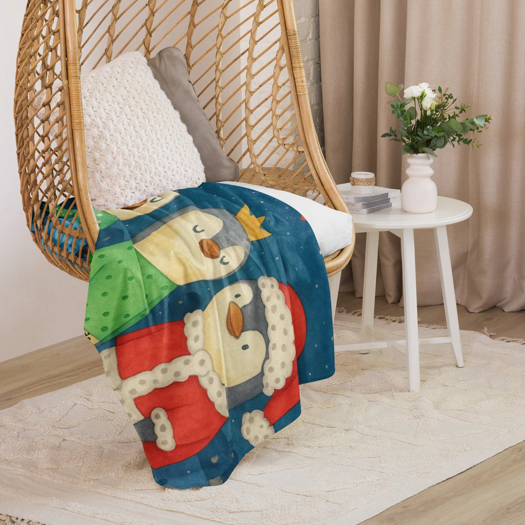 Sherpa Kuscheldecke Winterzeit Heilige drei Könige Design Winter, Weihnachten, Weihnachtsdeko, Nikolaus, Advent, Heiligabend, Wintermotiv, Heilige drei Könige, Weihnachtstage, Weihnachtszeit, Weihnachtsmann