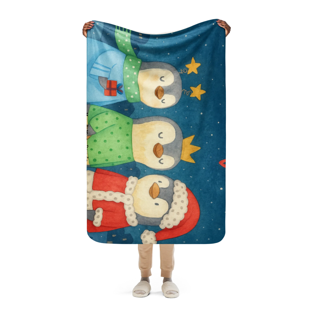 Sherpa Kuscheldecke Winterzeit Heilige drei Könige Design Winter, Weihnachten, Weihnachtsdeko, Nikolaus, Advent, Heiligabend, Wintermotiv, Heilige drei Könige, Weihnachtstage, Weihnachtszeit, Weihnachtsmann