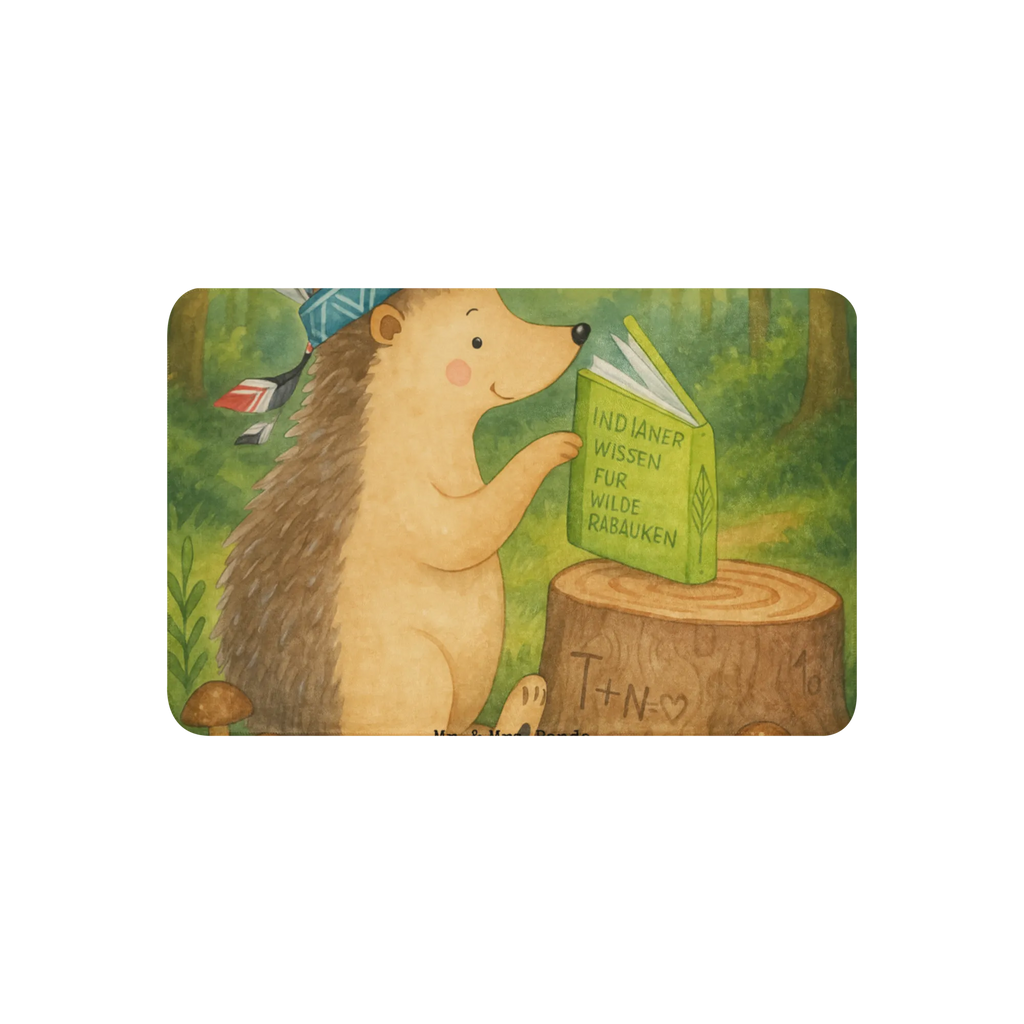 Sherpa Kuscheldecke Igel Federschmuck Design Waldtiere, Tiere, Lagerfeuer, Abenteuer, Igel, Indianer, Camping