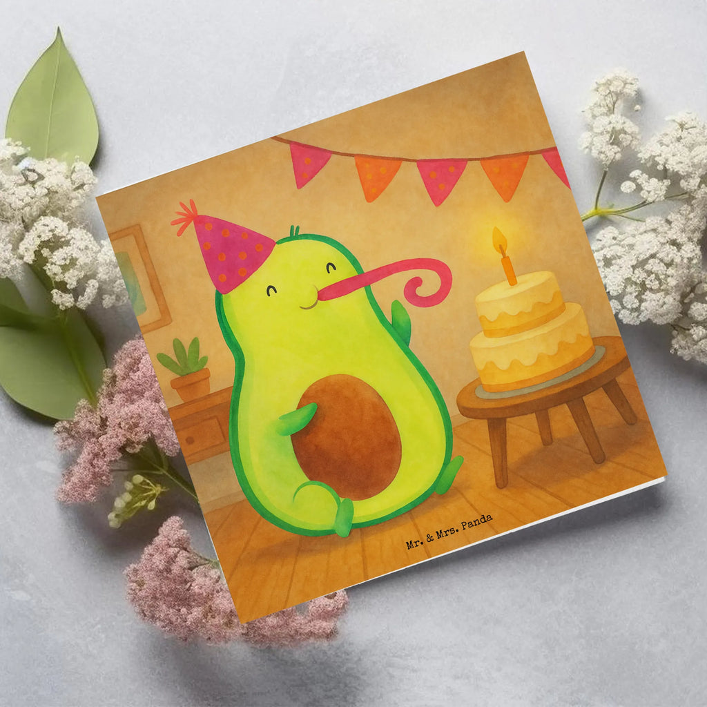 Deluxe Karte Avocado Geburtstag Design Karte, Grußkarte, Klappkarte, Einladungskarte, Glückwunschkarte, Hochzeitskarte, Geburtstagskarte, Hochwertige Grußkarte, Hochwertige Klappkarte, Avocado, Veggie, Vegan, Gesund