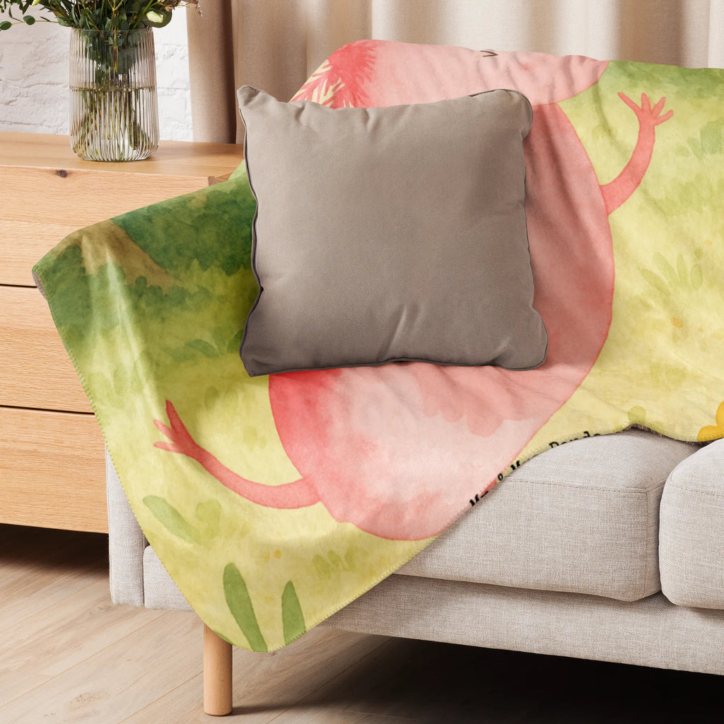 Sherpa Kuscheldecke Axolotl Tanzen Design Axolotl, Molch, Axolot, Sterne, Schwanzlurch, Freundin, Lurche, Lurch, Dachschaden, beste Freundin, verrückt