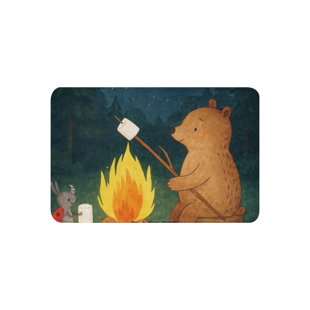 Sherpa Kuscheldecke Bär & Marienkäfer Lagerfeuer Design Bär, Teddy, Teddybär, Lagerfeuer