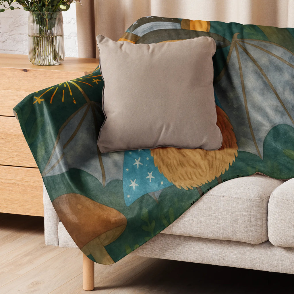 Sherpa Kuscheldecke Fledermaus Zauberer Design Tiermotive, Gute Laune, lustige Sprüche, Tiere, Zauberer, Fledermaus, Fledermäuse, Frauen, Magier, reinsteigern