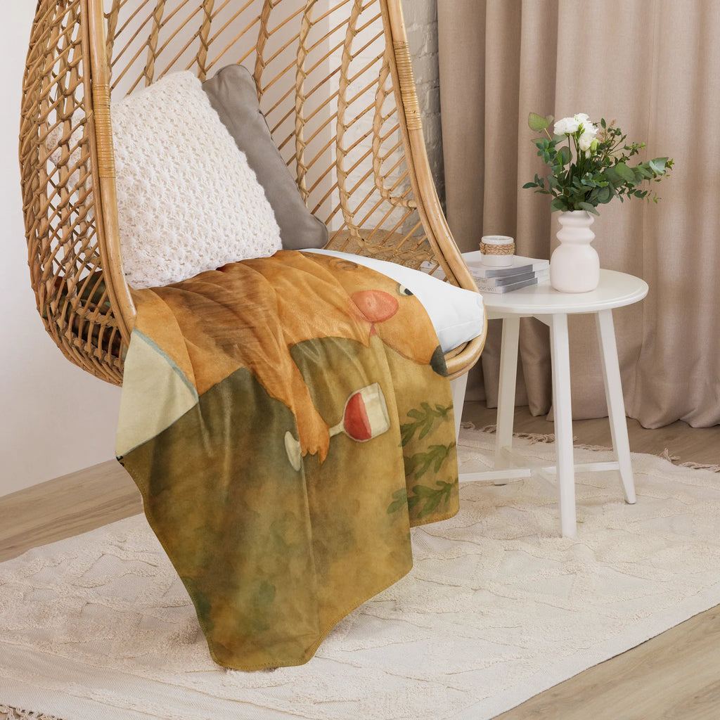 Sherpa Kuscheldecke Igel Wein Design Tiermotive, Gute Laune, lustige Sprüche, Tiere, Geschenk Weinliebhaber, Wein Deko, Weinglas, Wein Spruch, Rotwein, Wein trinken, Geschenk Weintrinker, Igel, Weißwein