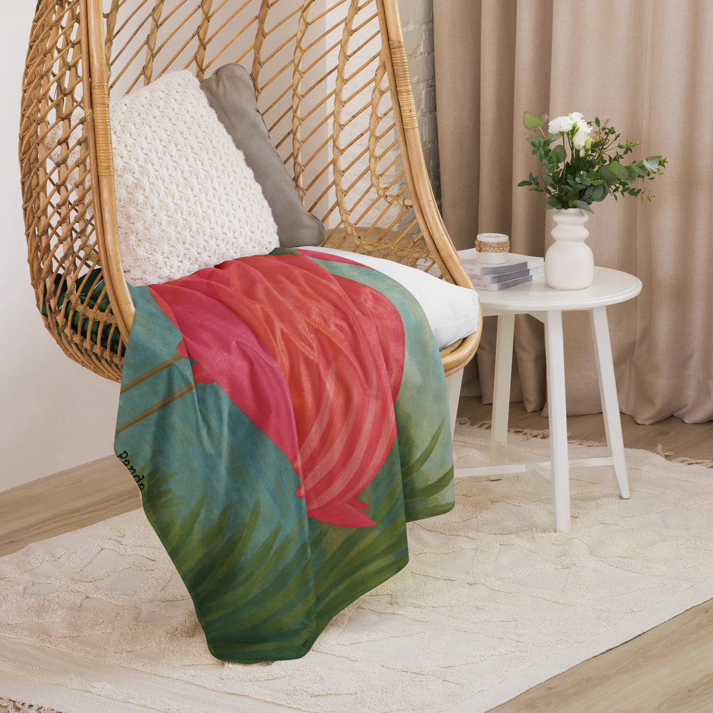 Sherpa Kuscheldecke Flamingo Stolz Design Flamingo, Mama, stolz, Freude, Schwester, Tochter, beste Freundin, Selbstakzeptanz, Selbstliebe, Freundin