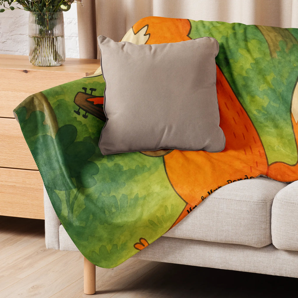 Sherpa Kuscheldecke Fuchs Gitarre Design Fuchs, Sänger, Füchse, Geschenk Musiker, Musik Spruch, Sängerin, Gitarre, Musikerin