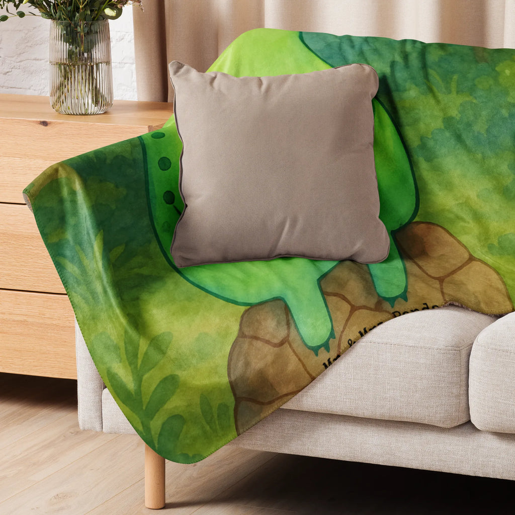 Sherpa Kuscheldecke Schildkröte Pause Design Schildkröte, Entschleunigen, Achtsamkeit, achtsam