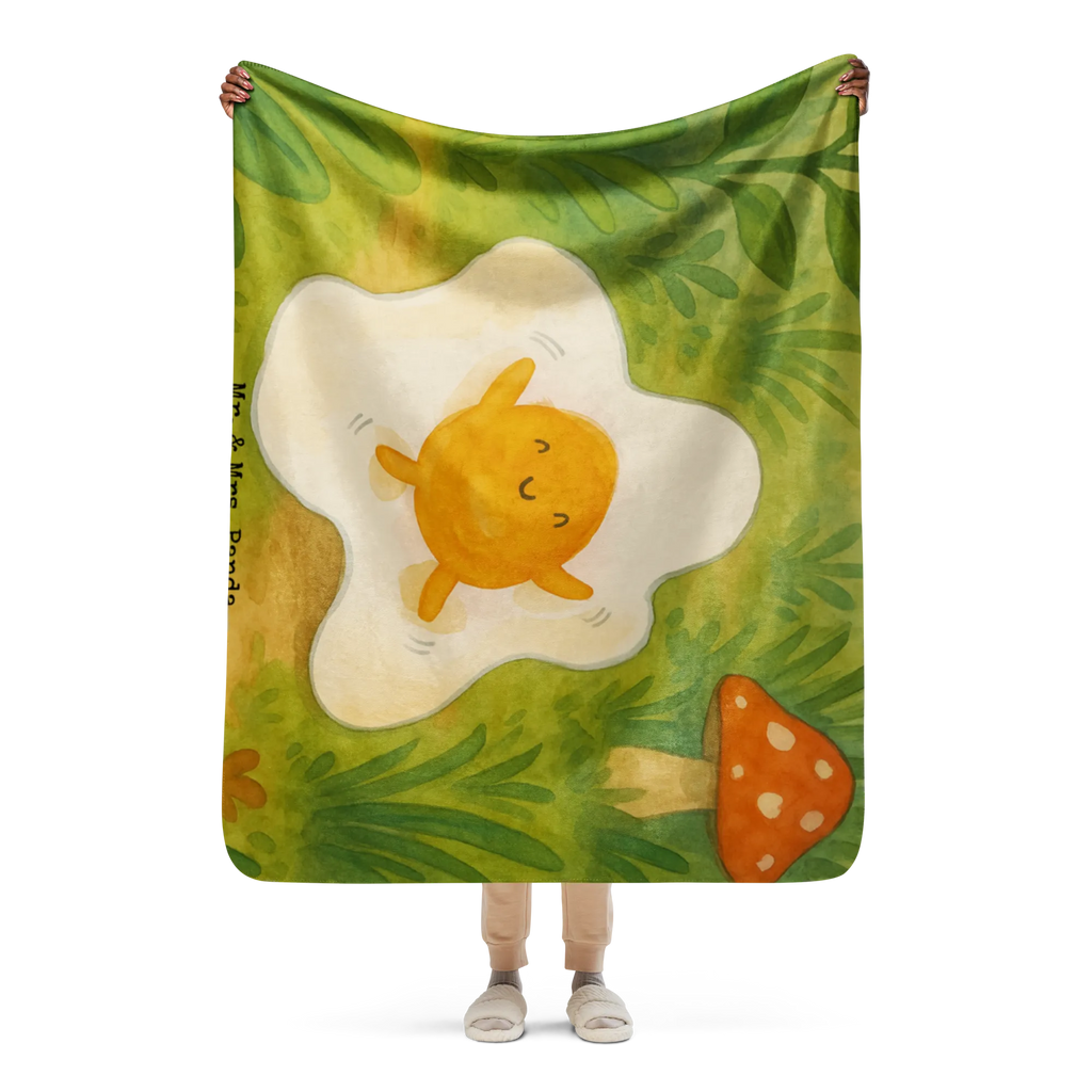 Sherpa Kuscheldecke Spiegelei Ei Design Tiermotive, Gute Laune, lustige Sprüche, Tiere, Tag, Ei, Spiegelei, Glücklich, Liebe, Schön