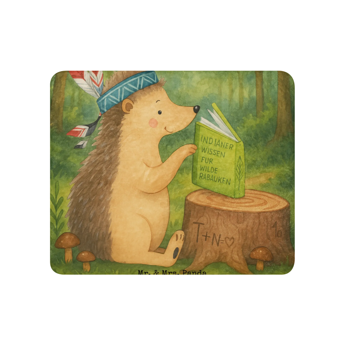Sherpa cuddly blanket Hedgehog feather headdress Design Forest animals, Hedgehogs, Indians, Campfire, Adventure