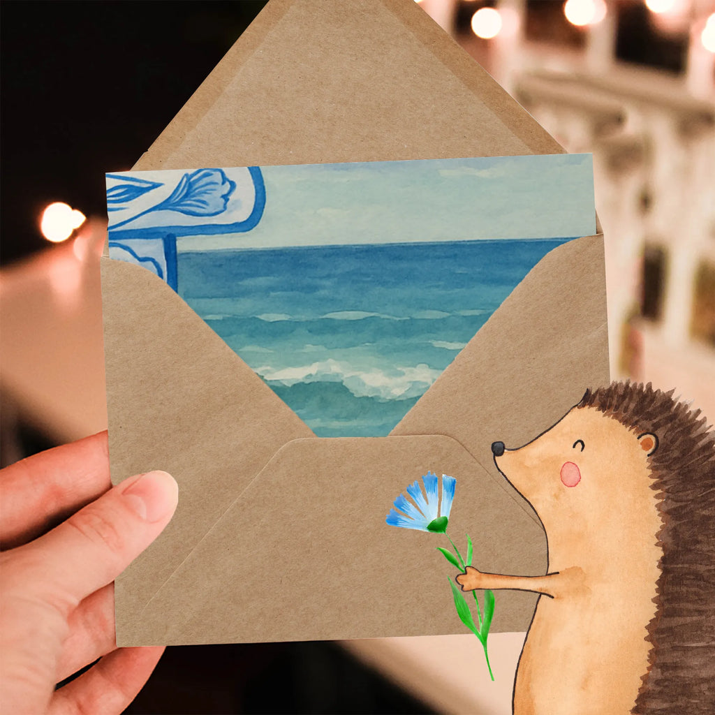 Deluxe Karte Anker Blau Design Karte, Grußkarte, Klappkarte, Einladungskarte, Glückwunschkarte, Hochzeitskarte, Geburtstagskarte, Hochwertige Grußkarte, Hochwertige Klappkarte, Tiermotive, Gute Laune, lustige Sprüche, Tiere