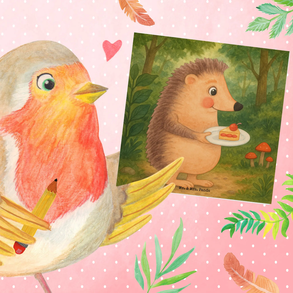 Deluxe Karte Igel Kuchenstück Design Karte, Grußkarte, Klappkarte, Einladungskarte, Glückwunschkarte, Hochzeitskarte, Geburtstagskarte, Hochwertige Grußkarte, Hochwertige Klappkarte, Tiermotive, Gute Laune, lustige Sprüche, Tiere, Igel, Essen Spruch, Kuchen, Backen Geschenk, Kuchen backen, Einladung Party, Geburtstagskuchen, Torte