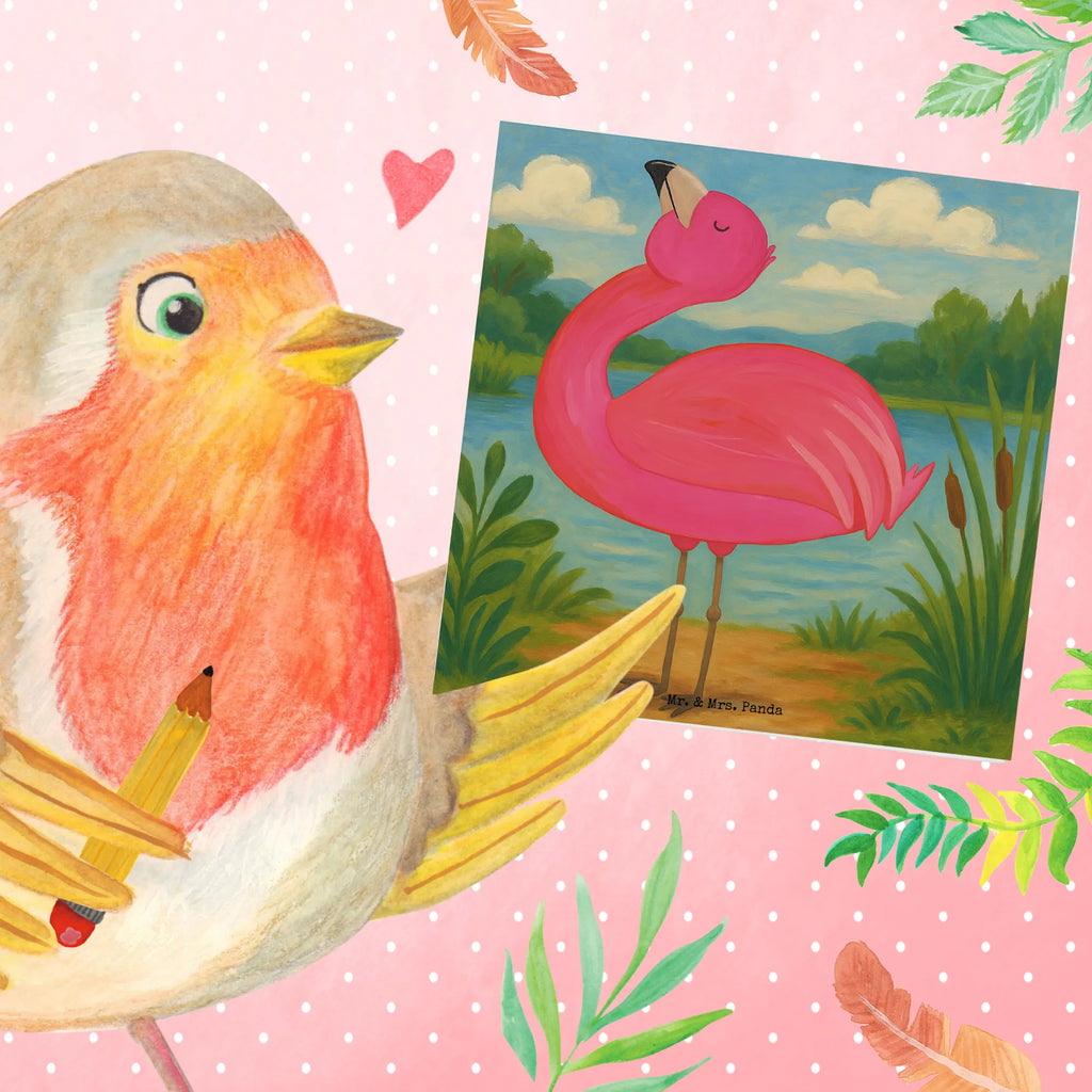 Deluxe Karte Flamingo Stolz Design Karte, Grußkarte, Klappkarte, Einladungskarte, Glückwunschkarte, Hochzeitskarte, Geburtstagskarte, Hochwertige Grußkarte, Hochwertige Klappkarte, Flamingo, stolz, Freude, Selbstliebe, Selbstakzeptanz, Freundin, beste Freundin, Tochter, Mama, Schwester