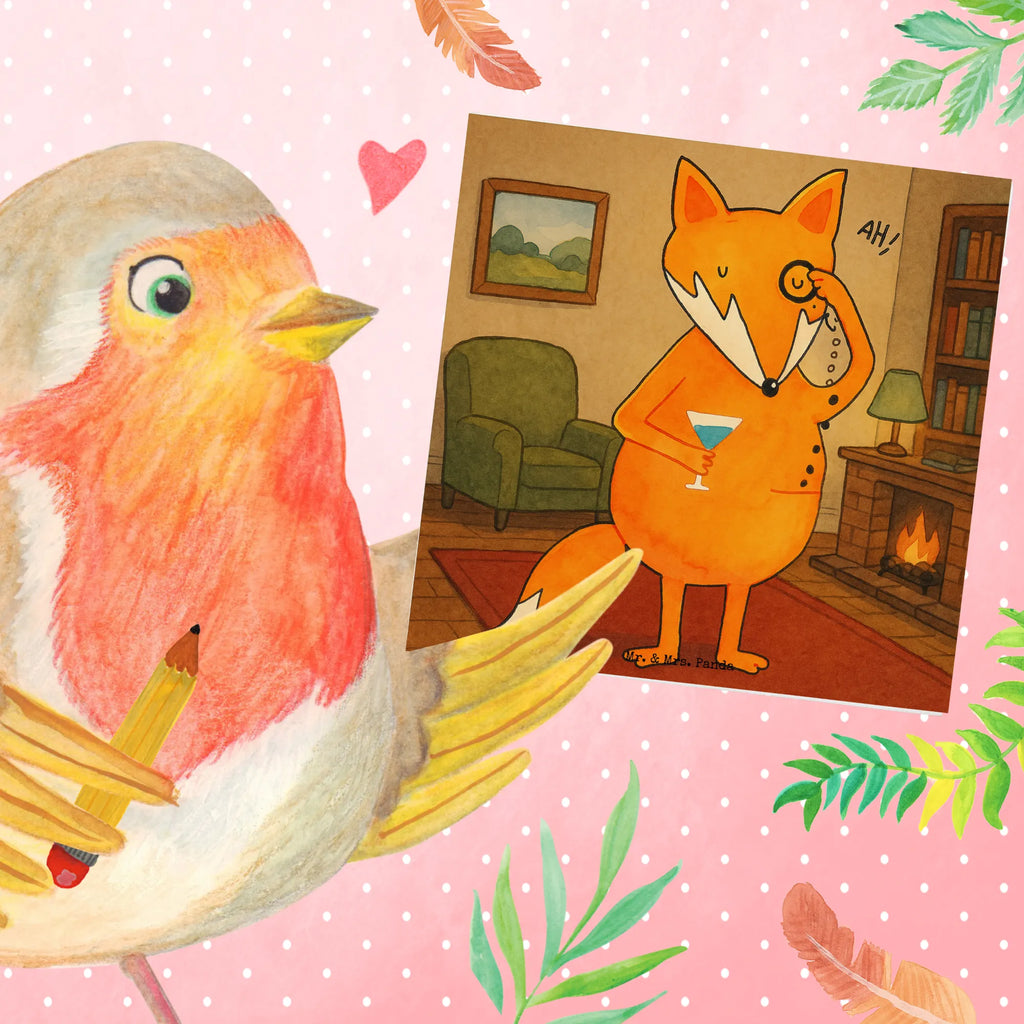 Deluxe Karte Fuchs Lord Design Karte, Grußkarte, Klappkarte, Einladungskarte, Glückwunschkarte, Hochzeitskarte, Geburtstagskarte, Hochwertige Grußkarte, Hochwertige Klappkarte, Fuchs, Füchse, tröstende Worte, Spruch lustig, Liebeskummer Geschenk, Motivation Spruch, Problemlösung