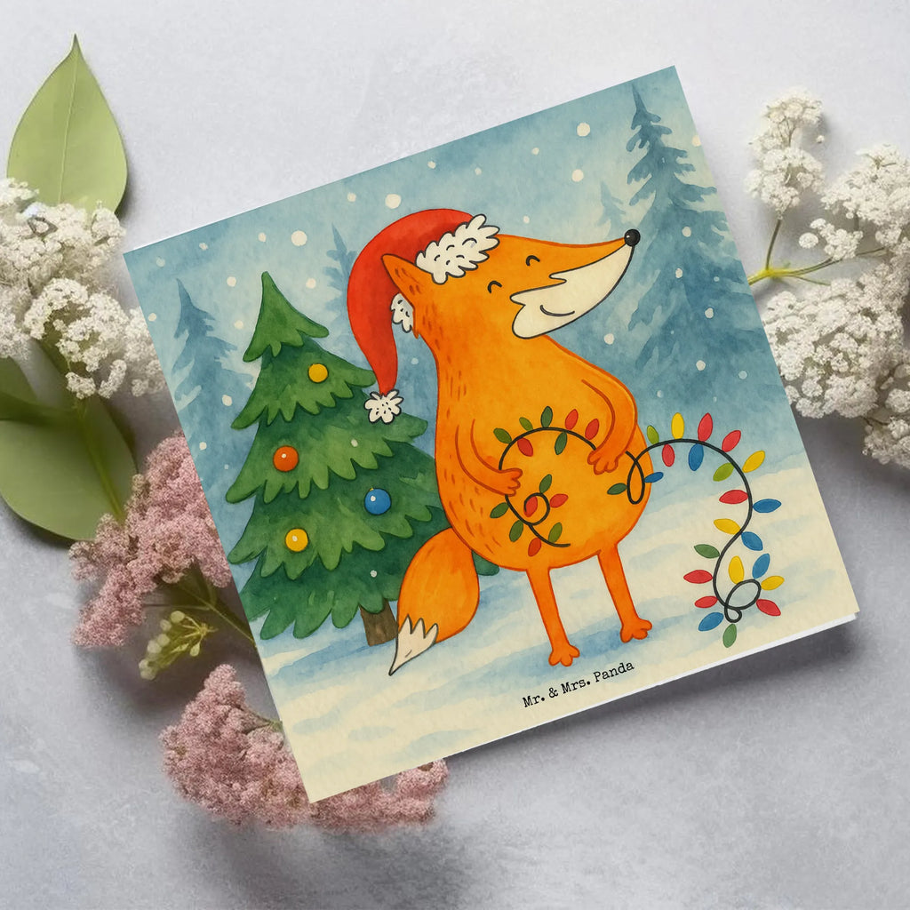 Deluxe Karte Fuchs Weihnachten Design Karte, Grußkarte, Klappkarte, Einladungskarte, Glückwunschkarte, Hochzeitskarte, Geburtstagskarte, Hochwertige Grußkarte, Hochwertige Klappkarte, Winter, Weihnachten, Weihnachtsdeko, Nikolaus, Advent, Heiligabend, Wintermotiv, Fuchs, Füchse, Spruch schön, Geschenk Weihnachten, Weihnachtsmann, Weihnachtszeit