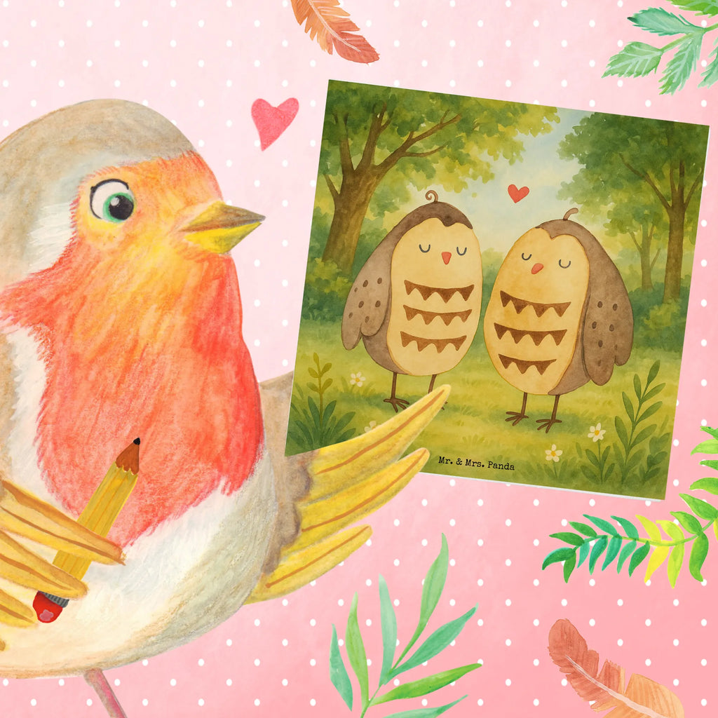 Deluxe Karte Eulen Liebe Design Karte, Grußkarte, Klappkarte, Einladungskarte, Glückwunschkarte, Hochzeitskarte, Geburtstagskarte, Hochwertige Grußkarte, Hochwertige Klappkarte, Eule, Eule Deko, Liebe, Hochzeit Spruch, Owl, All you need is love, Liebe Spruch, Freundin Geschenk, Freund, Wortspiel lustig