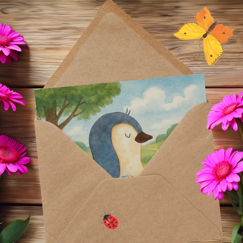 Deluxe Karte Pinguin Buch Design Karte, Grußkarte, Klappkarte, Einladungskarte, Glückwunschkarte, Hochzeitskarte, Geburtstagskarte, Hochwertige Grußkarte, Hochwertige Klappkarte, Pinguin, Pinguine, Buch, Lesen, Bücherwurm, Nichtstun, Faulenzen, Ferien, Urlaub, Freizeit