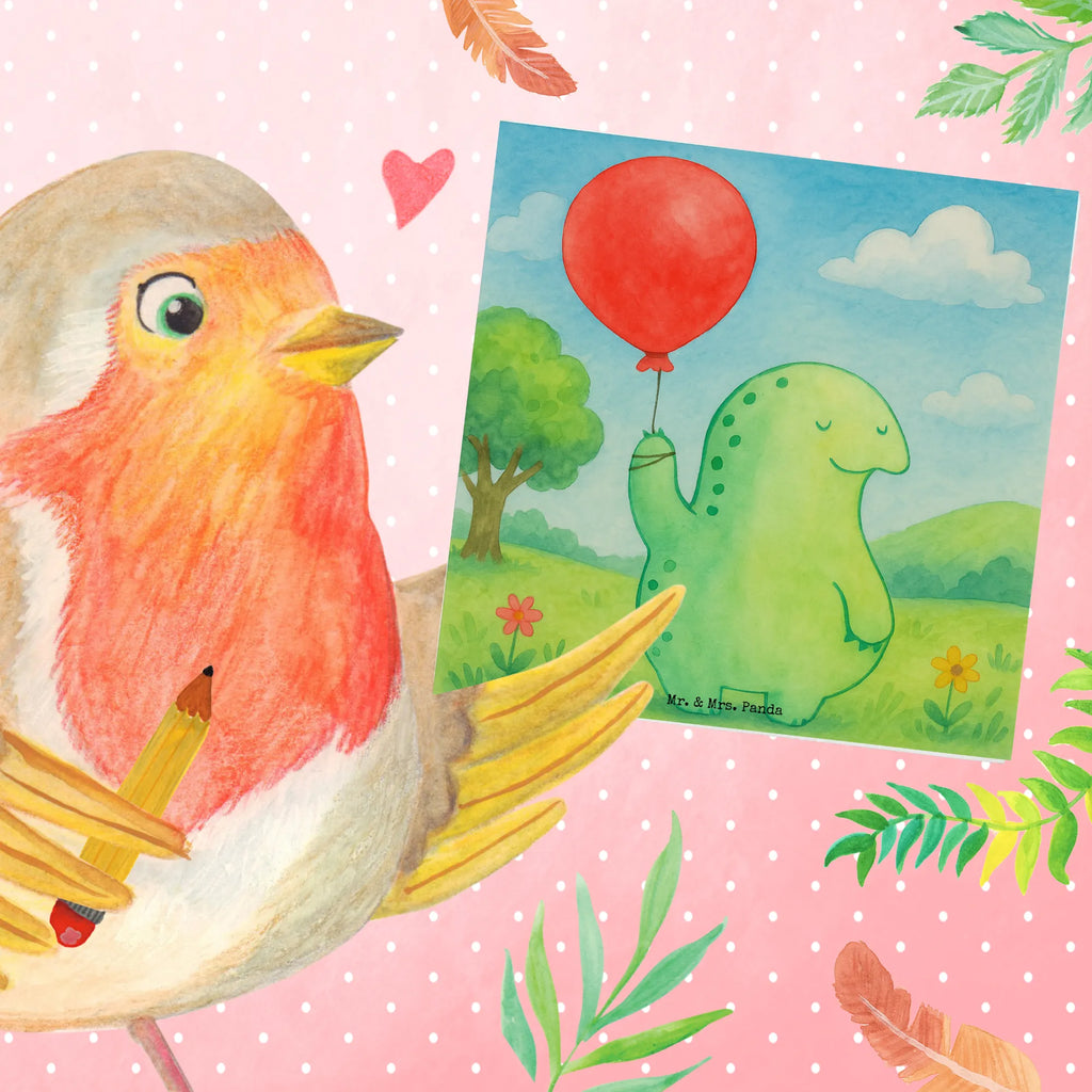 Deluxe Karte Schildkröte Luftballon Design Karte, Grußkarte, Klappkarte, Einladungskarte, Glückwunschkarte, Hochzeitskarte, Geburtstagskarte, Hochwertige Grußkarte, Hochwertige Klappkarte, Schildkröte, Schildkröten, Mutausbruch, Motivation, Motivationsspruch