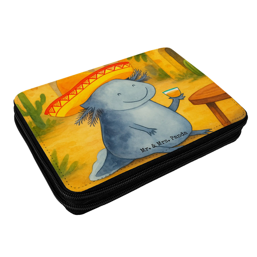 Federmappe Axolotl Tequila Design Federmappe, Stiftetasche, Stifte Etui, Schule, Einschulung, Geschenk, Kind, Schüler, Schülerin, Stifterolle, Federmäppchen, Motiv, Grundschule, Federmäppchen bedruckt, Büro Stifte Etui, Bestückte Federmappe, Kinder Federmappe, Federmappe Einschulung, Axolotl, Molch, Mexico, Mexiko, Sombrero, Zitrone, Tequila, Motivation, Spruch, Schwanzlurch, Lurch, Lurche, Axolot, Feuerdrache, Feuersalamander