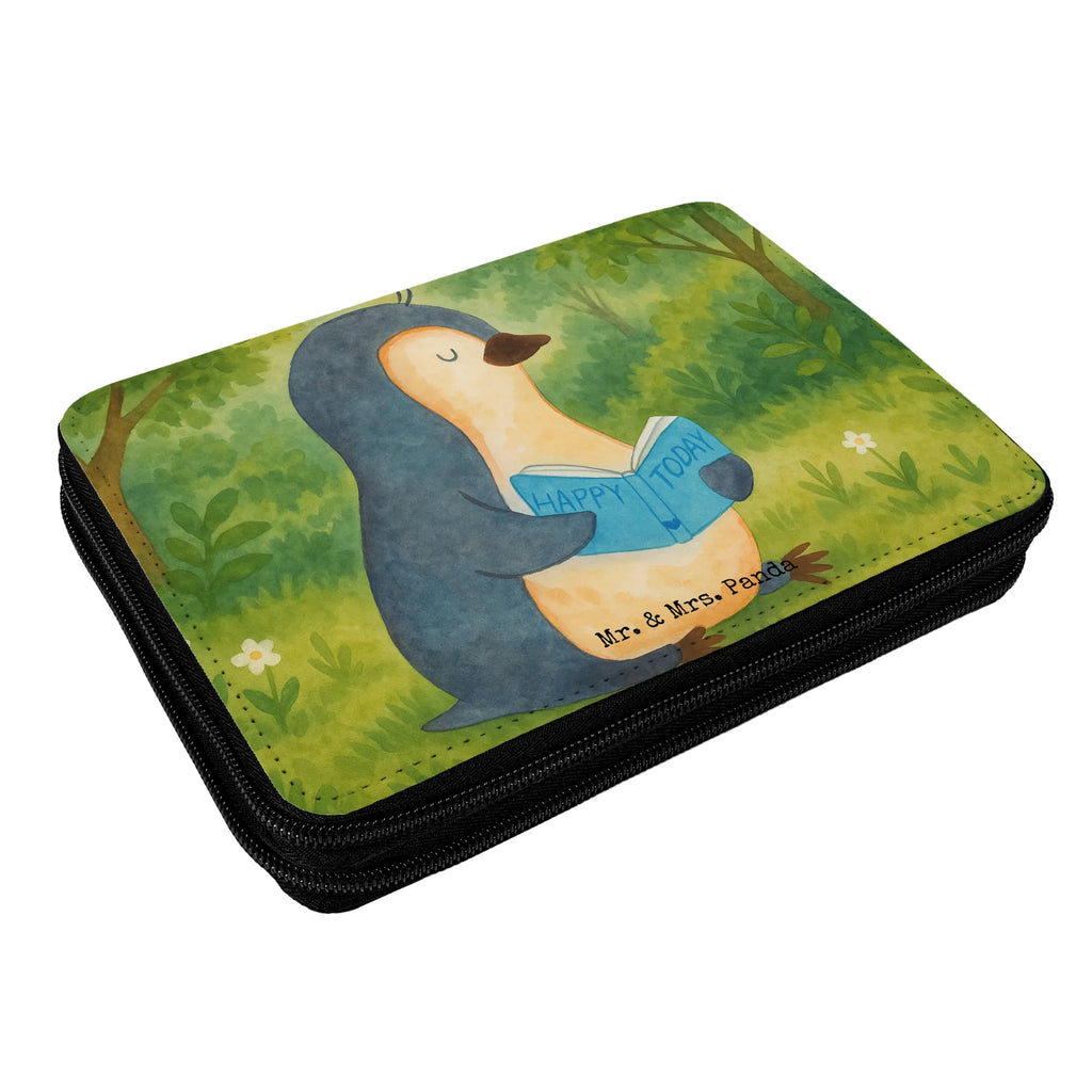 Federmappe Pinguin Buch Design Federmappe, Stiftetasche, Stifte Etui, Schule, Einschulung, Geschenk, Kind, Schüler, Schülerin, Stifterolle, Federmäppchen, Motiv, Grundschule, Federmäppchen bedruckt, Büro Stifte Etui, Bestückte Federmappe, Kinder Federmappe, Federmappe Einschulung, Pinguin, Pinguine, Buch, Lesen, Bücherwurm, Nichtstun, Faulenzen, Ferien, Urlaub, Freizeit