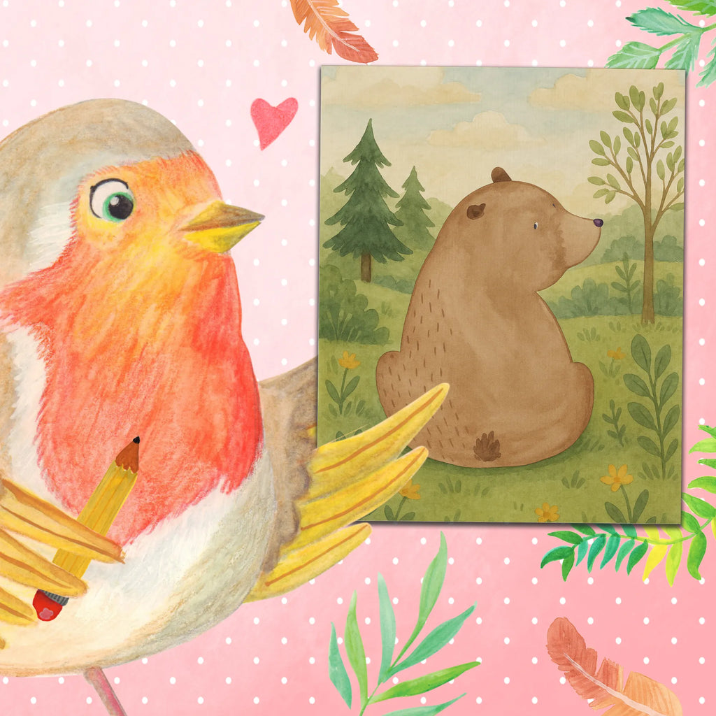 Paint by Numbers bear shoulder look Design bear, teddy, teddy bear, cuddly toy, bear love, world view, wisdom, bears, motivation, self-esteem