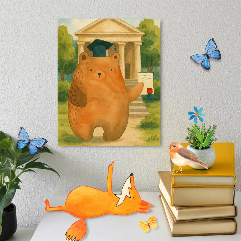 Paint by Numbers bear Test Design bear, teddy, teddy bear, cuddly toy, examinations, certificate, degree, diploma, Abitur, examination passed