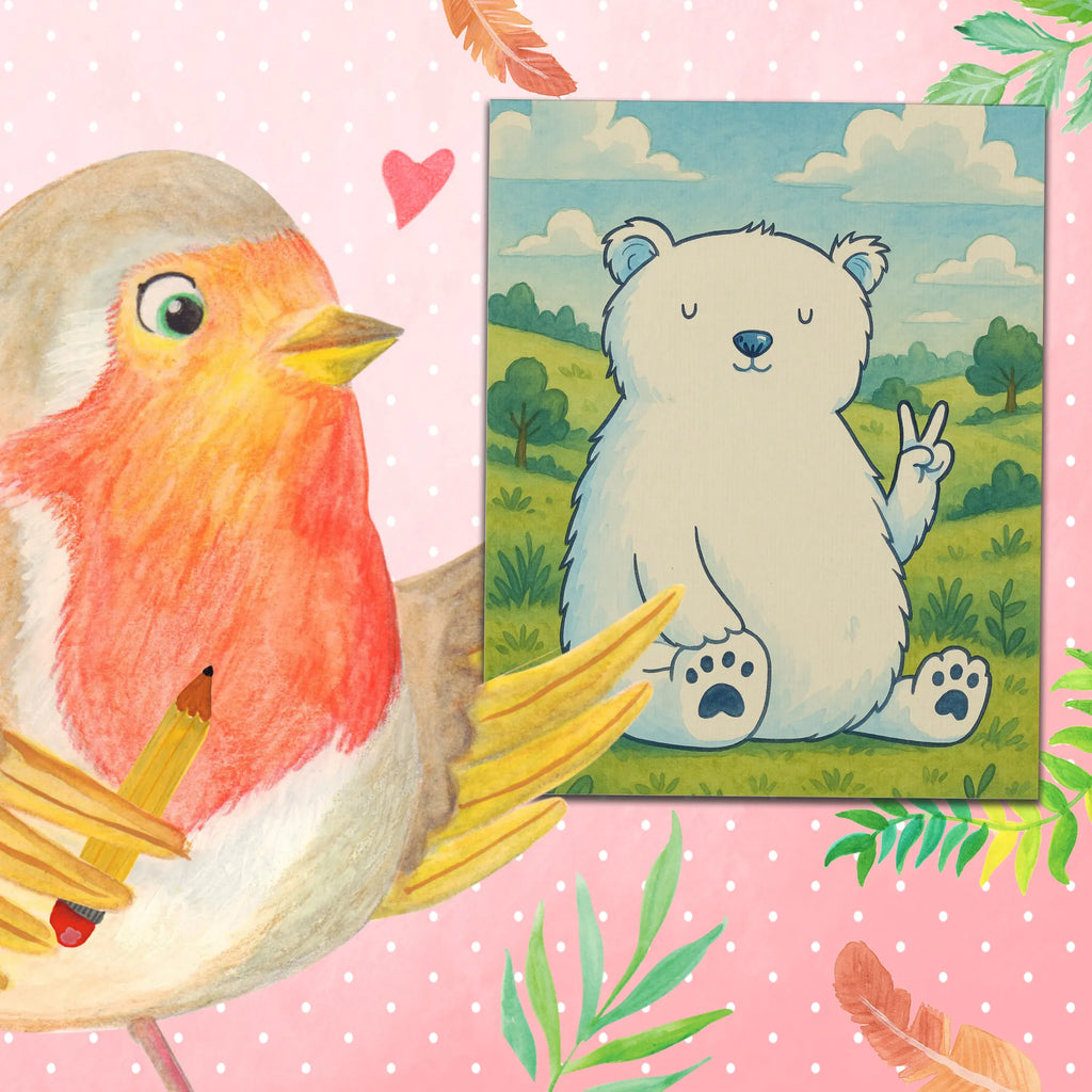 Paint by Numbers Icebear Lazy Design Kunstwerk, Künstler, Ausmalbild, Malen nach Zahlen, DIY, Bastelidee, Baseln, Kreativität, Malen, Bär, Teddy, Teddybär, Arbeitsplatz, Bürojob, Nordpol, Entspannen, Eisbär, Arbeit, Büro, Homeoffice, Faul, Relaxen