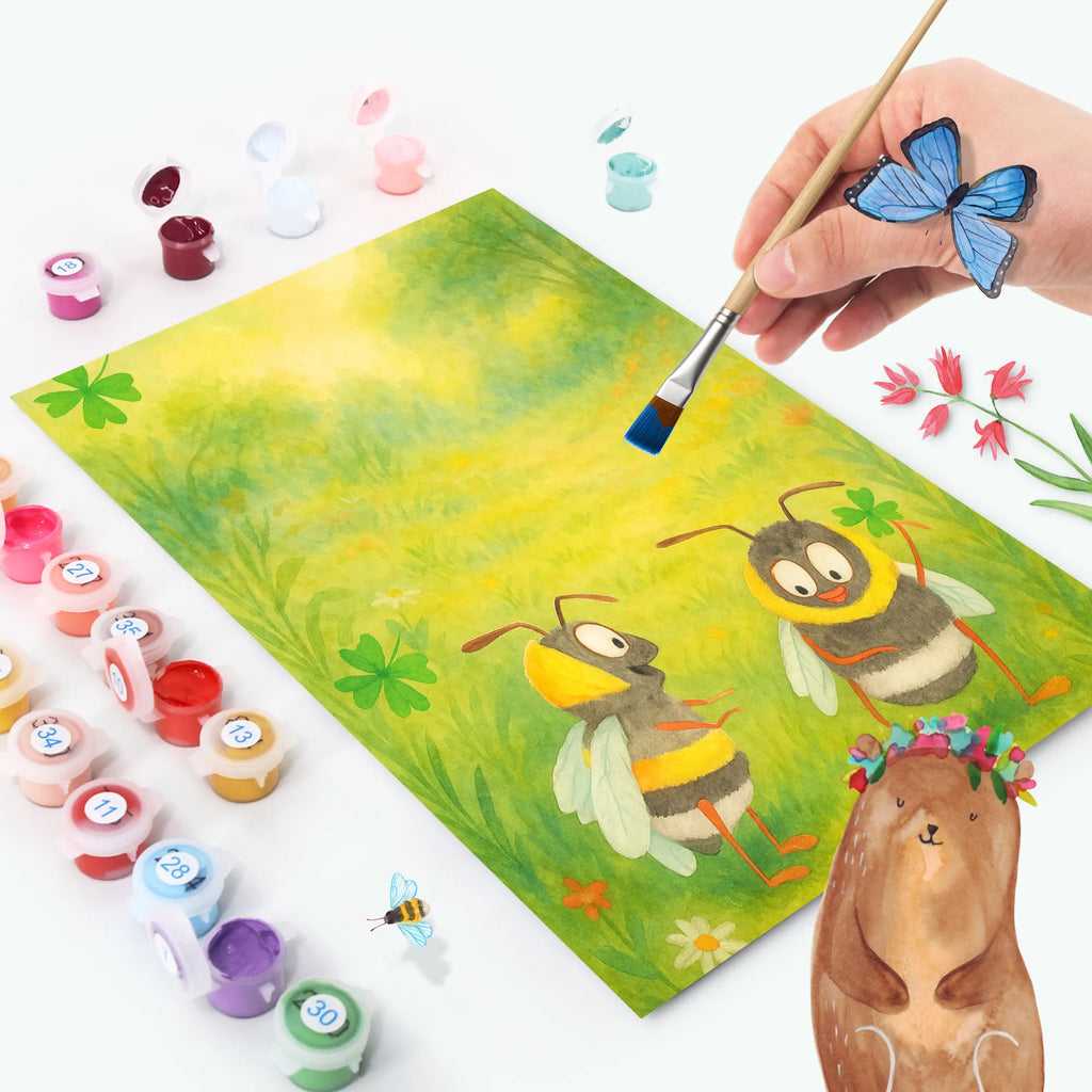 Paint by Numbers bumblebees shamrock Design Künstler, Kreativität, Malen nach Zahlen, Baseln, DIY, Kunstwerk, Malen, Bastelidee, Ausmalbild, Tiermotive, Gute Laune, lustige Sprüche, Tiere, Spruch positiv, Hummel, Biene Deko, glücklich werden, Biene, Spruch schön, Spruch fröhlich, glücklich sein